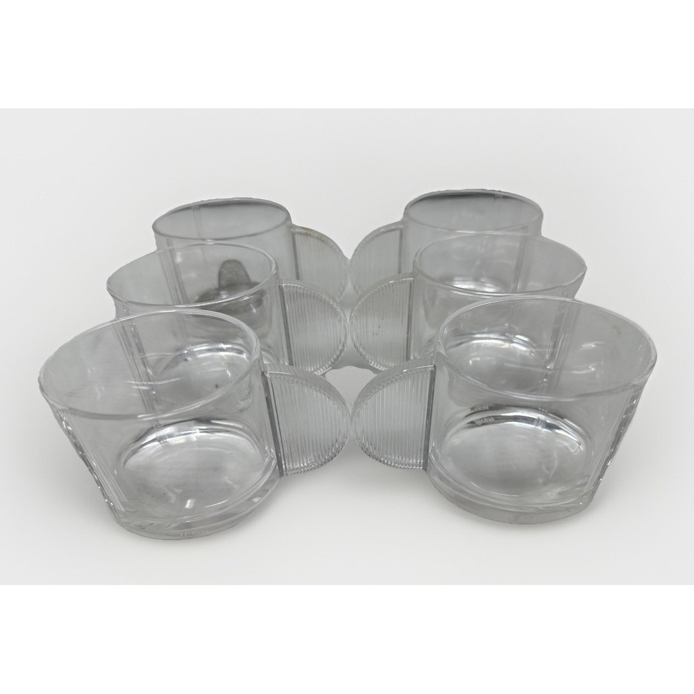 Riedel Espresso Six Cups Tyrol Crystal Art Deco Style